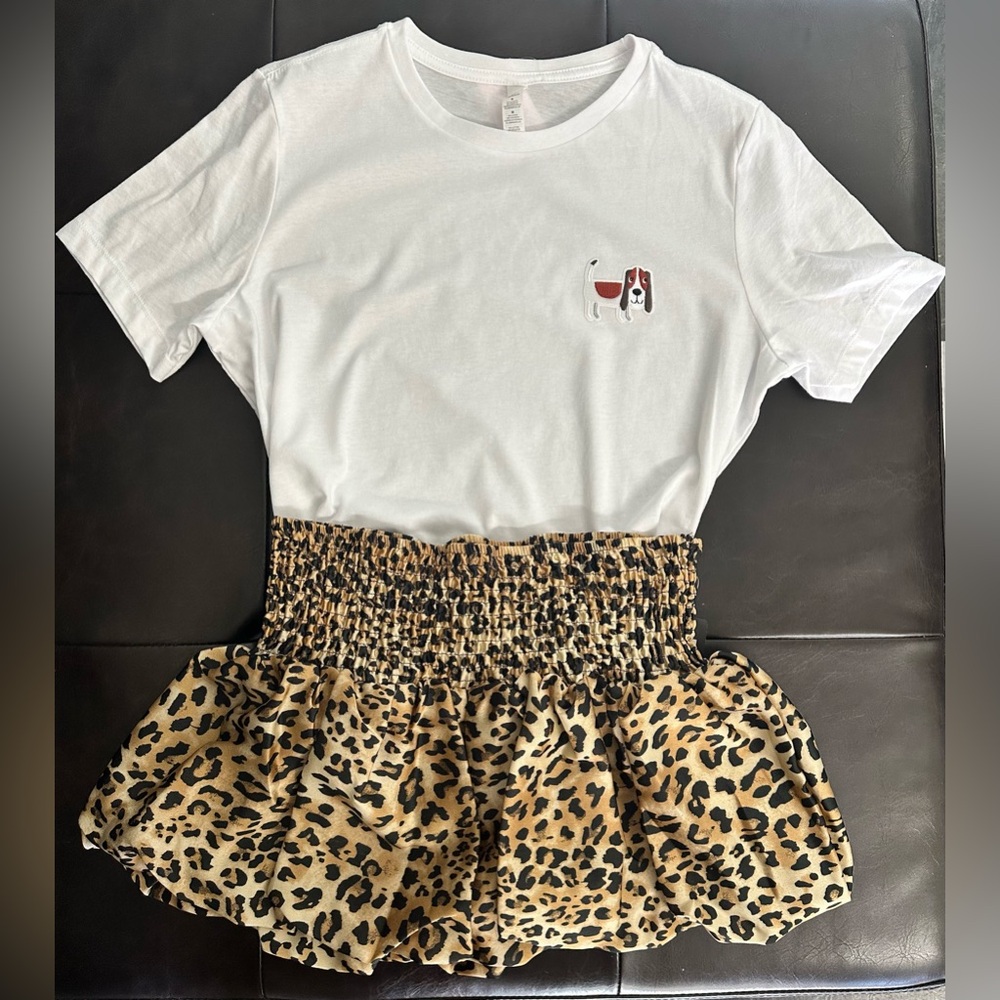 Leopard Print Skirt